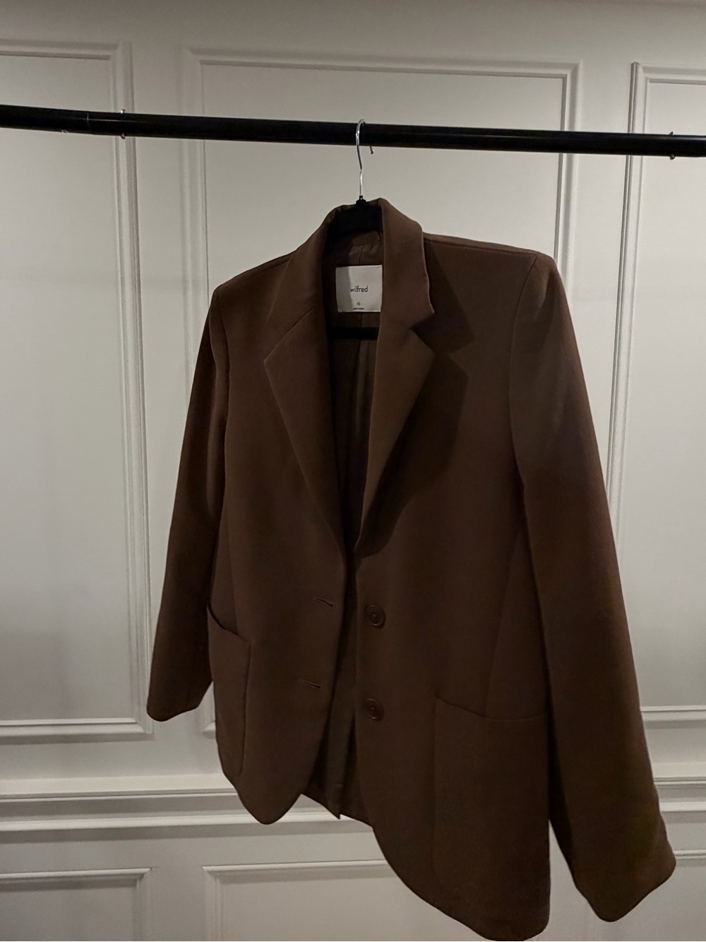 Wilfred Brown Trench Coat - Single-Breasted Men's Jacket